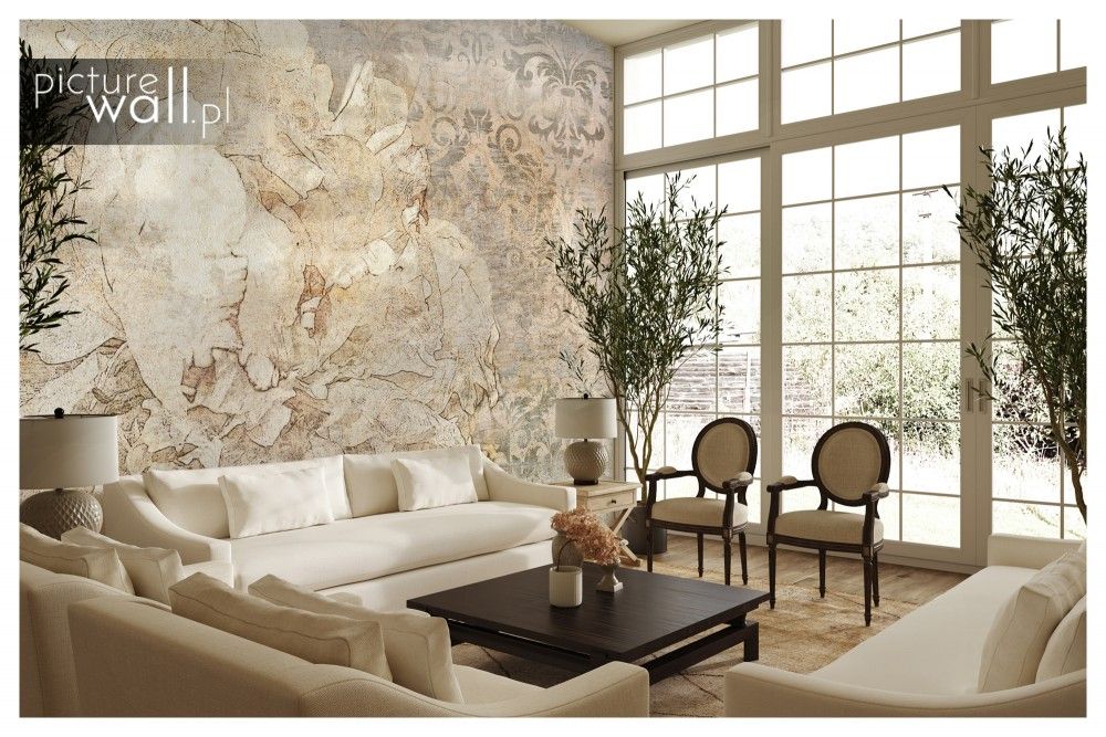 Fototapety z motywem Złote kwiaty