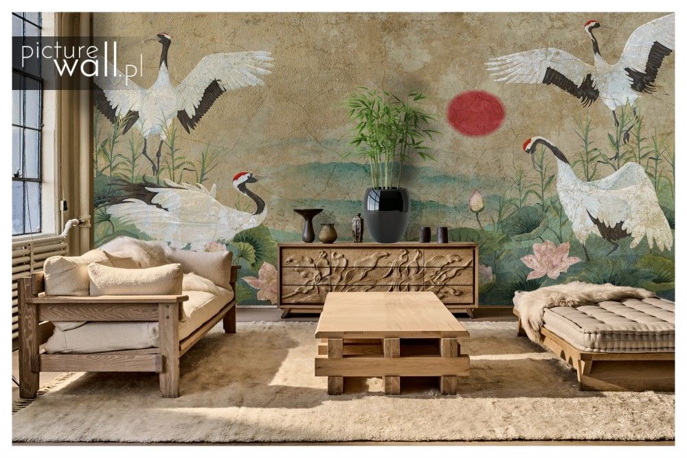 Fototapety samoprzylepne z motywem Żurawie