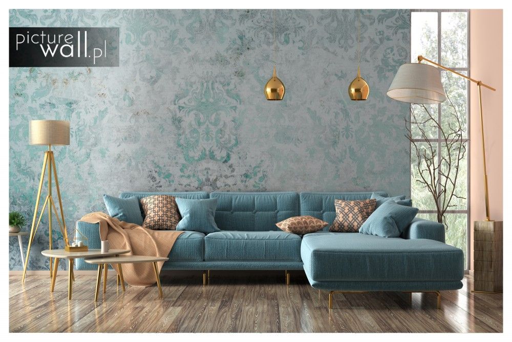 Fototapety samoprzylepne z motywem Blue vintage