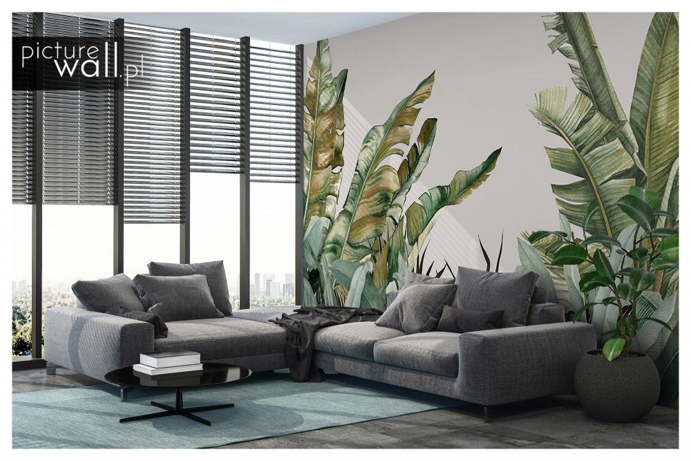 Fototapety z motywem Dżungla liście gładkie tło