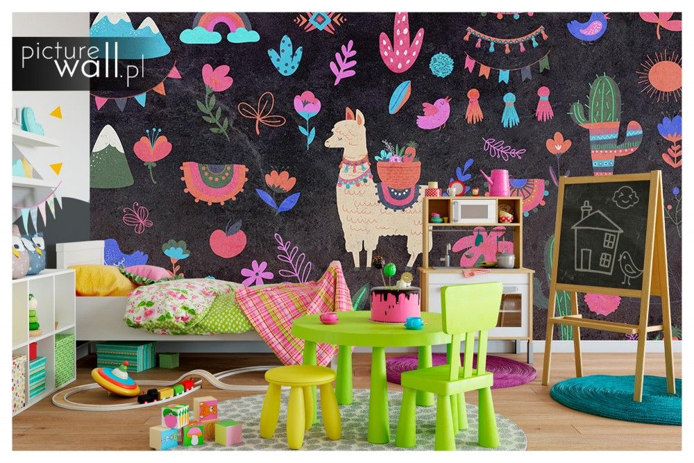 Fototapety z motywem LaLaLama ciemna