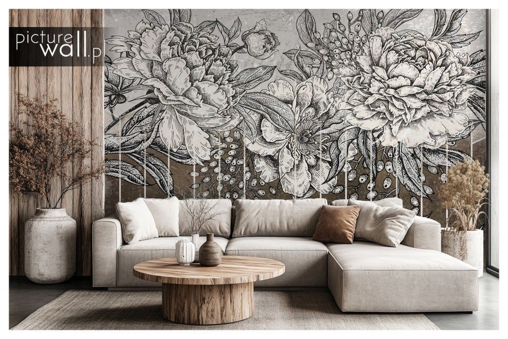 Fototapety z motywem Piwonie v2