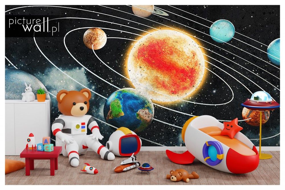 Fototapety z motywem Planetarny mural