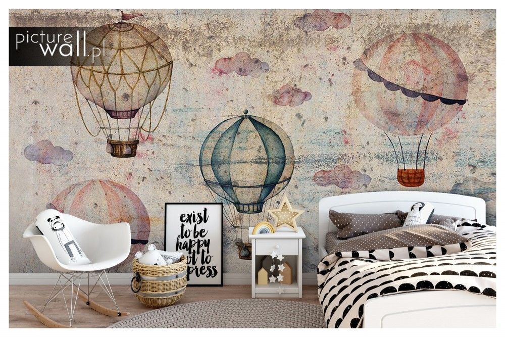 Fototapety samoprzylepne z motywem Rustykalne balony