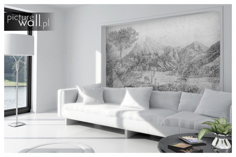 Fototapety samoprzylepne z motywem Rysunkowy fresk