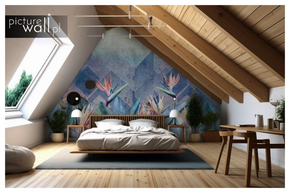 Fototapety z motywem Kalejdoskop i rajskie kwiaty