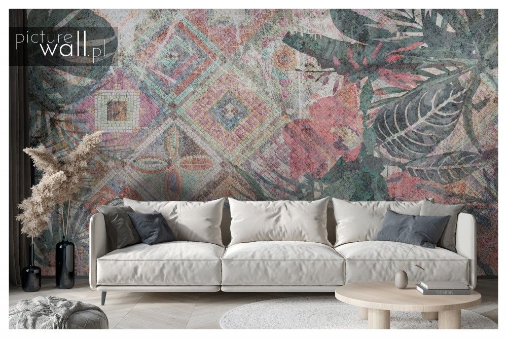 Fototapety samoprzylepne z motywem Marokańskie wspomnienia z kwiatami