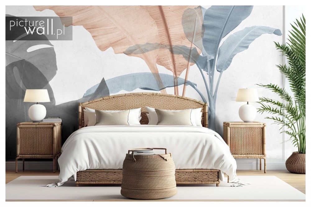 Fototapety z motywem Palmowy kolaż