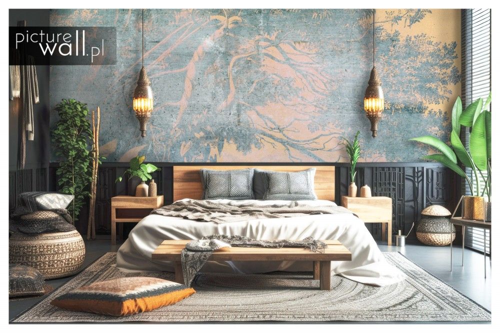 Fototapety z motywem Pomarańczowe mokradła