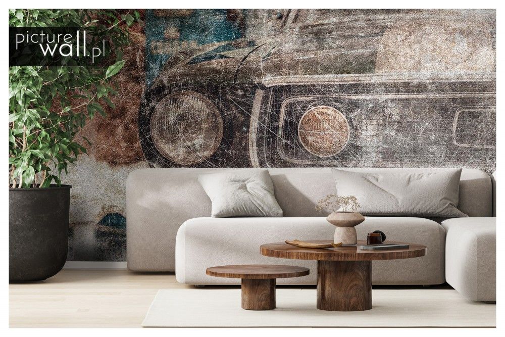 Fototapety samoprzylepne z motywem Samochodowy szkic