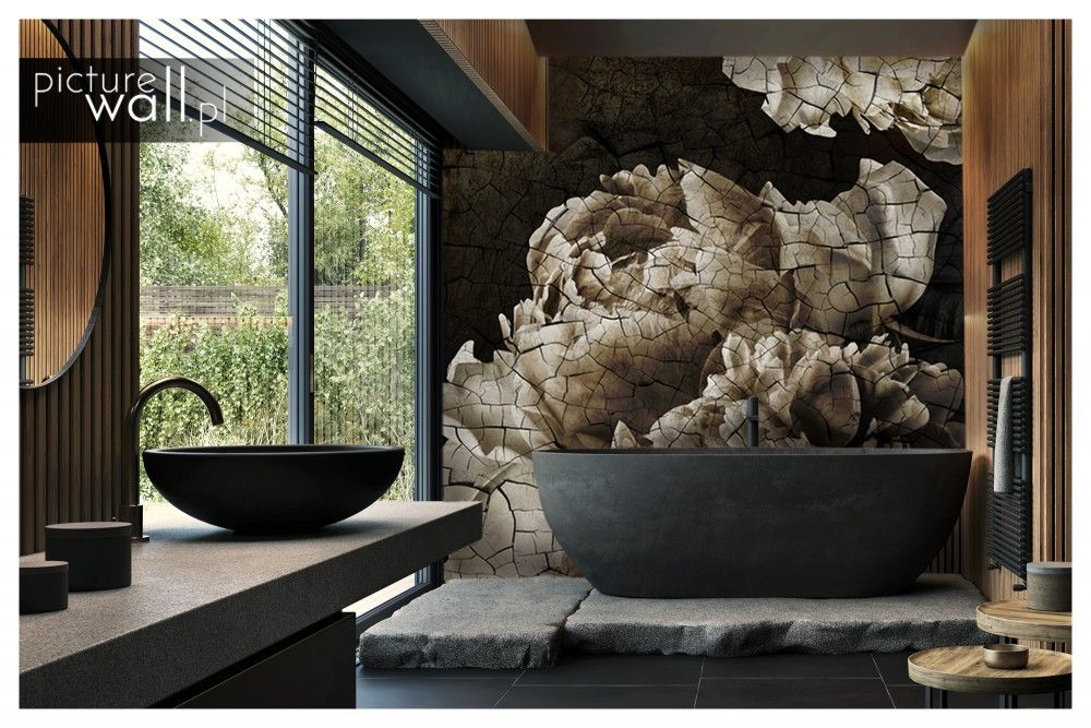 Obrazy z motywem Spękane dekadenckie kwiaty Obrazy z motywem Spękane dekadenckie kwiaty