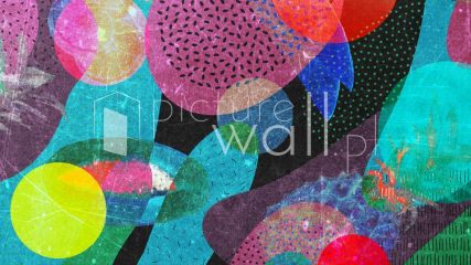 Podgląd wzoru Ciemny retro kolaż