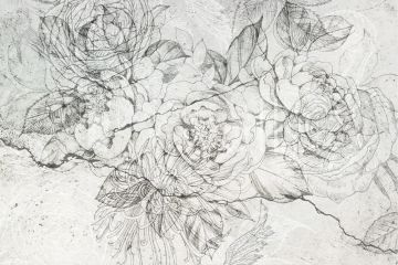 Podgląd wzoru Szkicowane jasne kwiaty