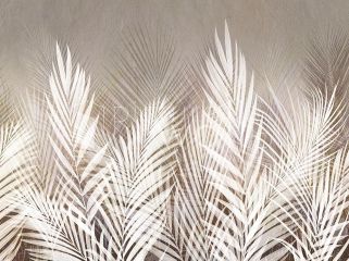 Podgląd wzoru Delikatne palmy brąz