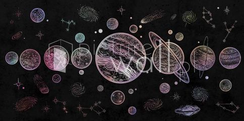 Podgląd wzoru Hologram planet