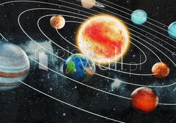 Podgląd wzoru Planetarny mural