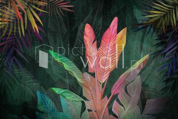 Podgląd wzoru Malowane kolorowe liście