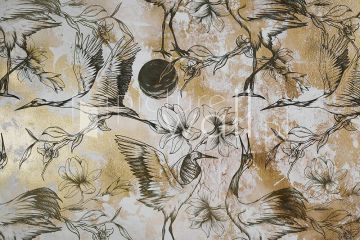 Podgląd wzoru Złote żurawie