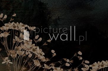 Podgląd wzoru Ciemne akwarelowe kwiaty