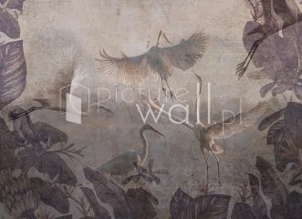 Podgląd wzoru Beżowe żurawie