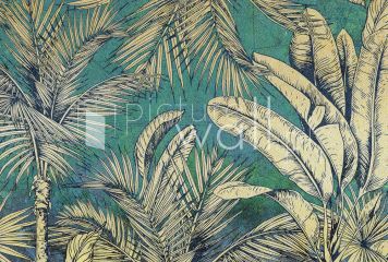 Podgląd wzoru Złota arabska noc z turkusem