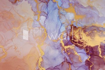 Podgląd wzoru Pudrowy marmur ze złotem