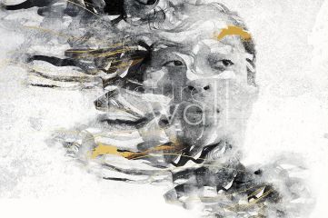 Podgląd wzoru Twarz ze złotem