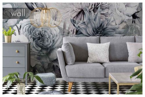 Fototapeta samoprzylepna Akwarelowe kwiaty