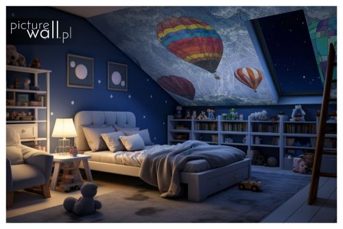 Fototapeta samoprzylepna Balony w przestworzach