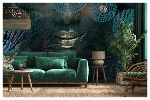 Fototapeta samoprzylepna Etno usta