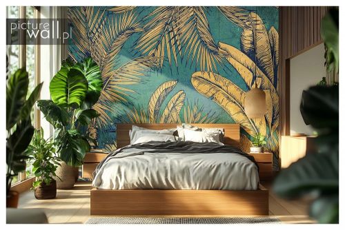 Obraz Arabska noc z turkusem