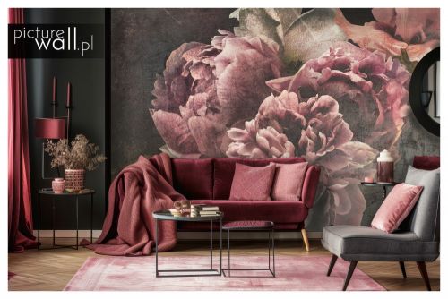 Fototapeta samoprzylepna Duże dekadenckie kwiaty