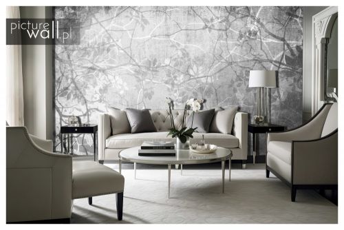 Fototapeta samoprzylepna Monochromatyczne gałęzie