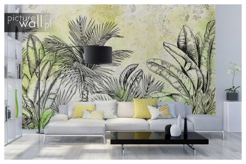 Obraz Pastelowa dżungla