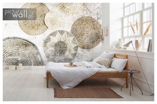 Fototapeta Wiklinowe okręgi w kolorze