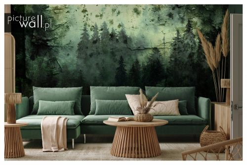 Fototapeta samoprzylepna Zielone tajemnice lasu