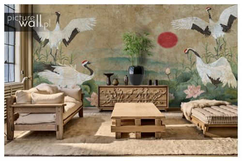 Fototapeta samoprzylepna Żurawie