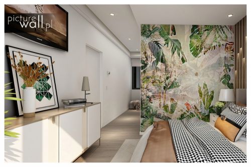 Fototapeta samoprzylepna Graficzna dżungla