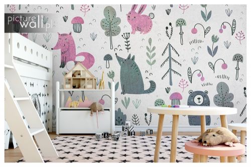 Fototapeta samoprzylepna Leśne postacie