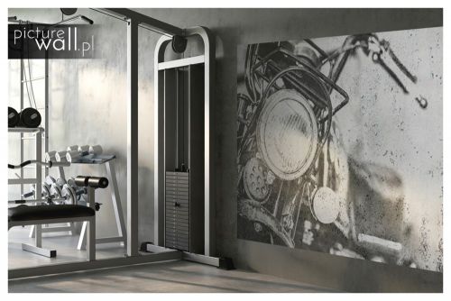 Fototapeta samoprzylepna Mechaniczne zbliżenie mono