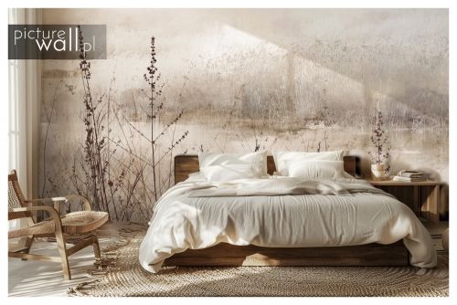 Fototapeta Mglista dolina traw