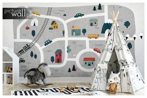 Fototapeta Plan miasteczka