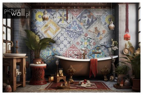 Fototapeta samoprzylepna Popękana mozaika