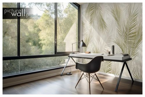 Fototapeta Zielone liście palmy