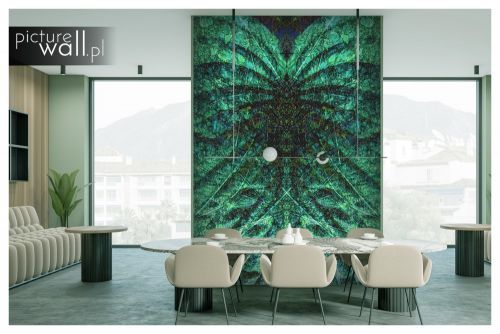 Fototapeta samoprzylepna Zielony liść