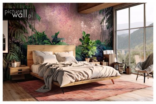 Fototapeta Neonowa dżungla