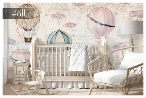 Fototapeta samoprzylepna Pastelowe balony