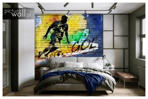 Fototapeta samoprzylepna Piłkarz