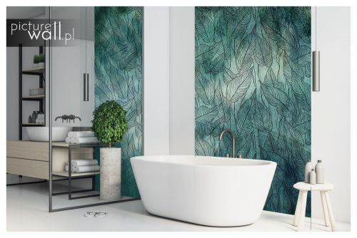 Fototapeta samoprzylepna Zielone liście